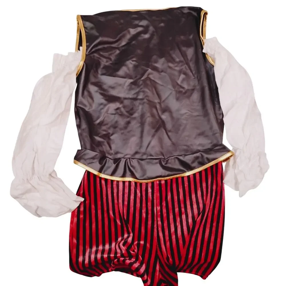 Spirit Halloween Sea Wench Women's Sm 4-6 Costume Romper, Belt, Scarf Pirate - Picture 7 of 7